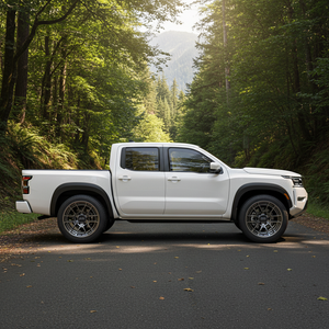 17X8.5 KMC KM732 ARCHER RIMS - GLOSS ANTHRACITE 6X139.7