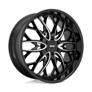 24X10 DUB 1PC S263 OG GLOSS BLACK MILLED 6X139.7