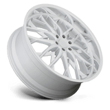 22X9.5 DUB 1PC S264 OG SILVER W/ DIAMOND CUT LIP 6X135