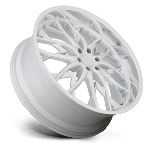 22X9.5 DUB 1PC S264 OG SILVER W/ DIAMOND CUT LIP 6X135