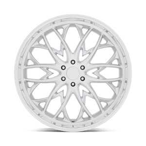 22X9.5 DUB 1PC S264 OG SILVER W/ DIAMOND CUT LIP 6X135