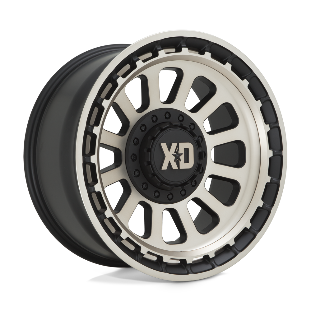 20X10 XD XD856 OMEGA SATIN BLACK W/ BRONZE TINT 5X127/5X139.7