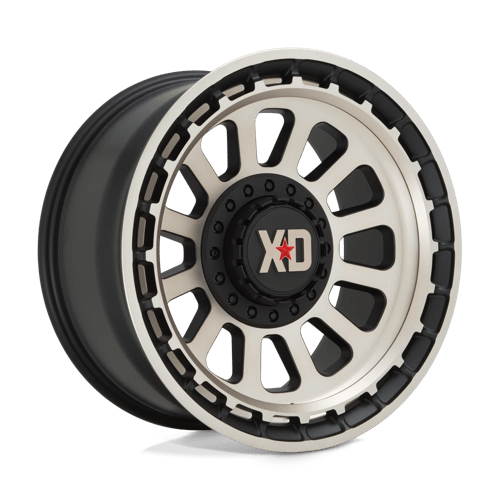 20X10 XD XD856 OMEGA SATIN BLACK W/ BRONZE TINT 5X139.7/5X150
