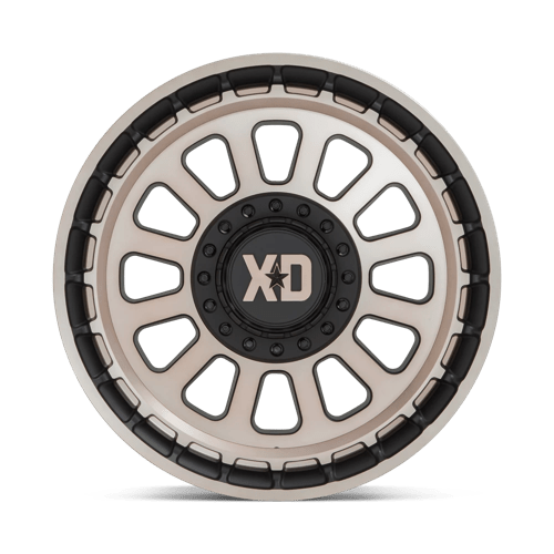 20X10 XD XD856 OMEGA SATIN BLACK W/ BRONZE TINT 5X139.7/5X150