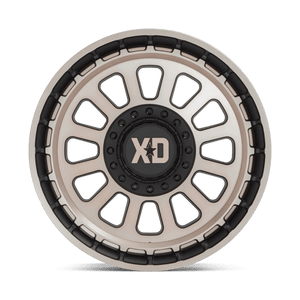 20X10 XD XD856 OMEGA SATIN BLACK W/ BRONZE TINT 5X139.7/5X150