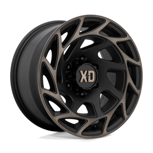 20X9 XD XD860 ONSLAUGHT SATIN BLACK W/ BRONZE TINT 8X170