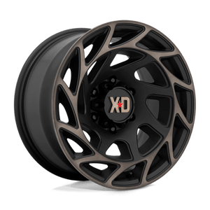 22X12 XD XD860 ONSLAUGHT SATIN BLACK W/ BRONZE TINT 8X165.1