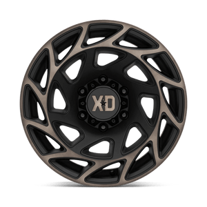 20X10 XD XD860 ONSLAUGHT SATIN BLACK W/ BRONZE TINT 8X170