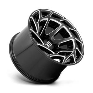 20X12 XD XD860 ONSLAUGHT GLOSS BLACK MILLED 6X139.7