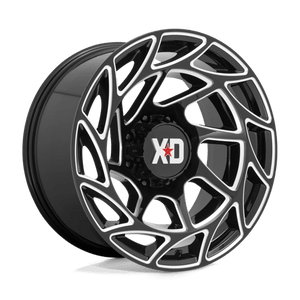 20X10 XD XD860 ONSLAUGHT GLOSS BLACK MILLED 8X165.1