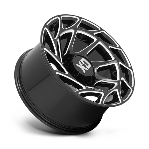 20X10 XD XD860 ONSLAUGHT GLOSS BLACK MILLED 8X170