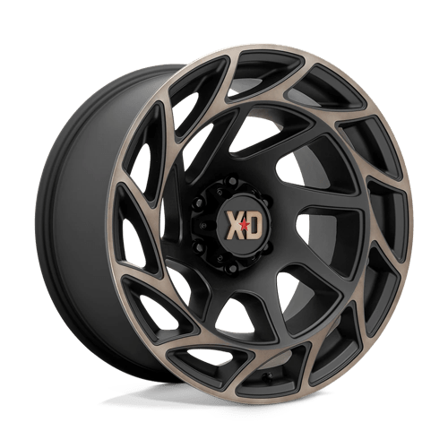 20X10 XD XD860 ONSLAUGHT SATIN BLACK W/ BRONZE TINT 6X135