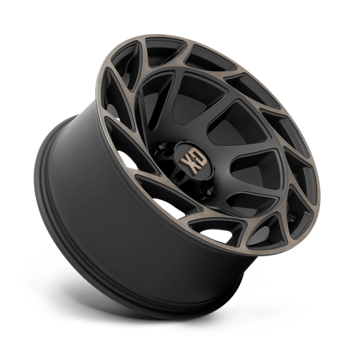 20X10 XD XD860 ONSLAUGHT SATIN BLACK W/ BRONZE TINT 6X139.7