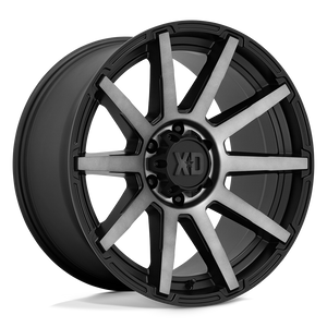 17X9 XD XD847 OUTBREAK RIMS - SATIN BLACK W/ GRAY TINT 6X114.3
