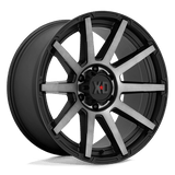 20X10 XD XD847 OUTBREAK SATIN BLACK W/ GRAY TINT 5X127