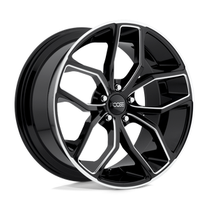 20X10 Foose 1PC F150 OUTCAST GLOSS BLACK MILLED 5X120