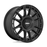 18X8.5 Rotiform R159 OZR MATTE BLACK 5X100/5X112