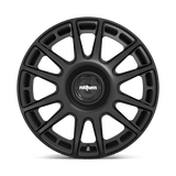 18X8.5 Rotiform R159 OZR MATTE BLACK 5X100/5X112
