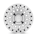 15X7 Black Rhino Hard Alloys - UTV PARKER UTV BEADLOCK SILVER W/ MIRROR CUT FACE 4X156