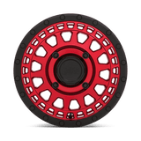 15X7 Black Rhino Hard Alloys - UTV PARKER UTV CANDY RED W/ BLACK LIP 4X137