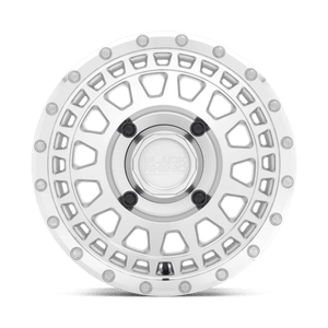 15" Black Rhino Hard Alloys - UTV PARKER UTV SILVER W/ MIRROR CUT FACE 4X110
