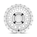 14X7 Black Rhino Hard Alloys - UTV PARKER UTV SILVER W/ MIRROR CUT FACE 4X156