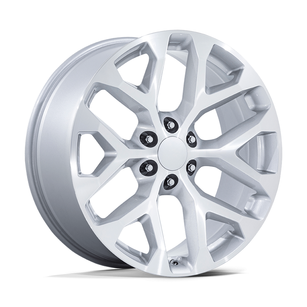 24 Performance Replicas PR177 SILVER MACHINED 6X139.7