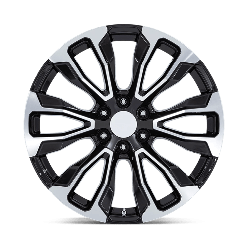 22X9 Performance Replicas PR211 GLOSS BLACK MACHINED FACE 6X139.7