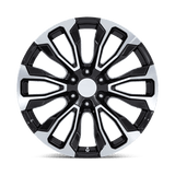 26" Performance Replicas PR211 GLOSS BLACK MACHINED FACE 6X139.7