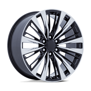 24X10 Performance Replicas PR226 GLOSS BLACK POLISHED 6X139.7