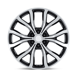 24X10 Performance Replicas PR230 GLOSS BLACK W/ MACHINED FACE 6X135