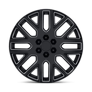 24X10 Performance Replicas PR231 GLOSS BLACK MILLED 6X139.7