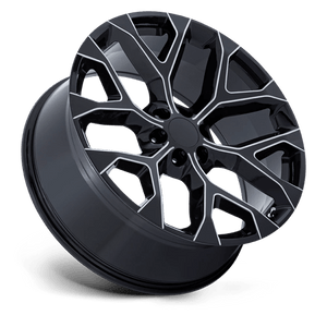 22X9 Performance Replicas PR177 GLOSS BLACK MILLED 6X139.7