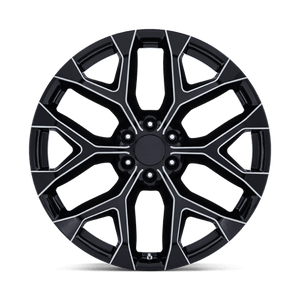 20X9 Performance Replicas PR177 GLOSS BLACK MILLED 6X139.7
