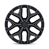 26" Performance Replicas PR177 GLOSS BLACK MILLED 6X139.7