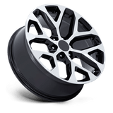 24 Performance Replicas PR177 GLOSS BLACK MACHINED FACE 6X139.7