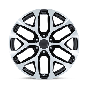 20X9 Performance Replicas PR177 GLOSS BLACK MACHINED FACE 6X139.7