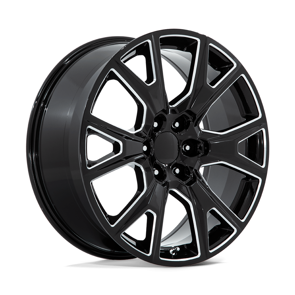 26" Performance Replicas PR199 GLOSS BLACK MILLED 6X139.7