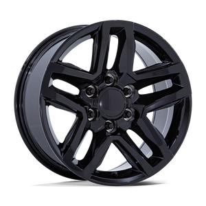 18X8.5 Performance Replicas PR220 GLOSS BLACK 6X139.7