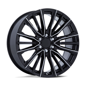 24X10 Performance Replicas PR223 GLOSS BLACK MILLED 6X139.7