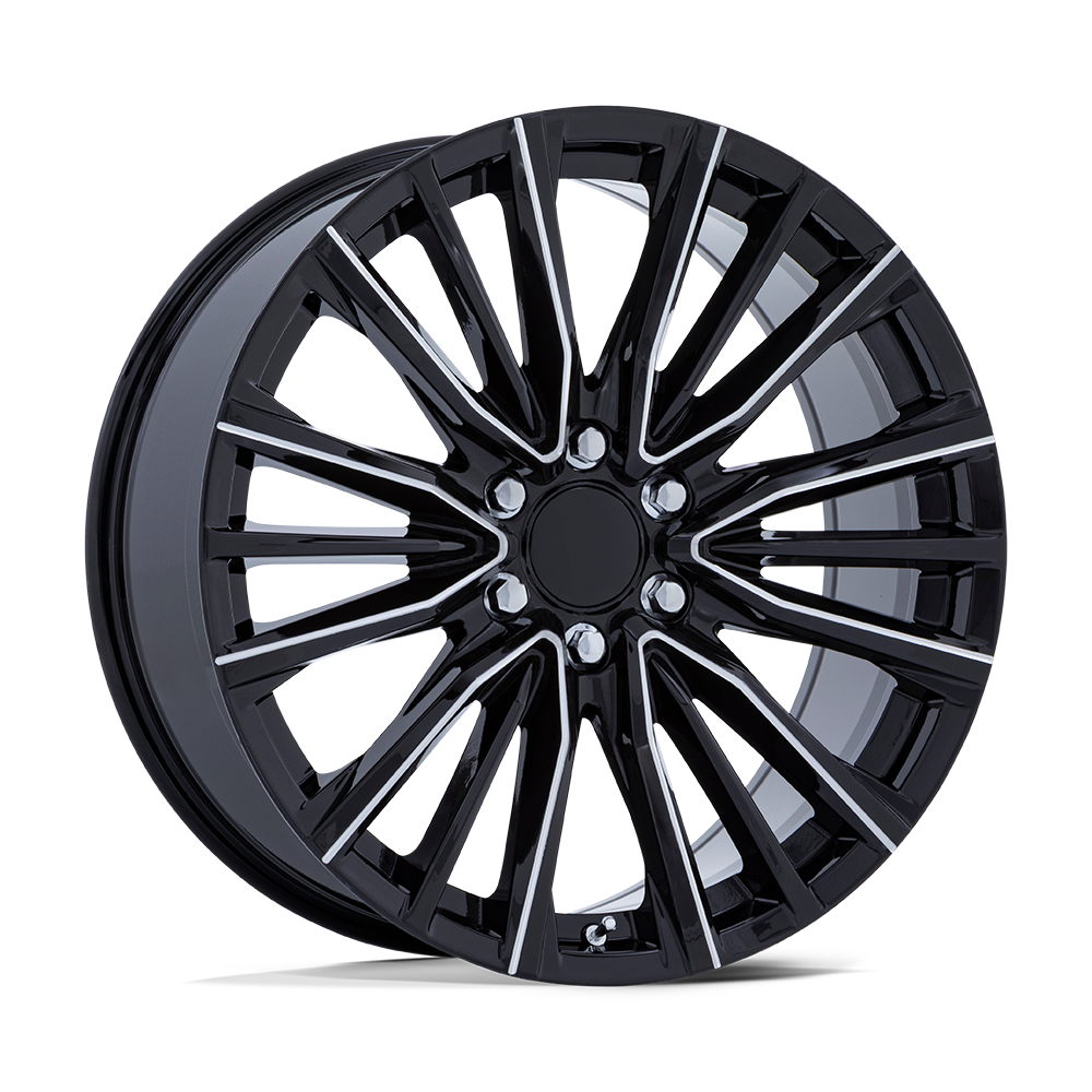 22X9 Performance Replicas PR223 GLOSS BLACK MILLED 6X139.7