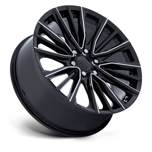 24X10 Performance Replicas PR223 GLOSS BLACK MILLED 6X139.7