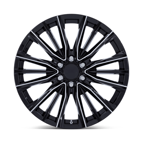 24X10 Performance Replicas PR223 GLOSS BLACK MILLED 6X139.7