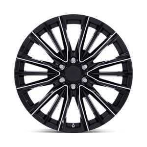 24X10 Performance Replicas PR223 GLOSS BLACK MILLED 6X139.7