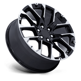 22 Performance Replicas PR224 GLOSS BLACK W/ MACHINED FACE 6X139.7