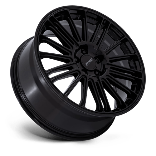 19X8 Petrol PE001 P1D GLOSS BLACK 5X114.3
