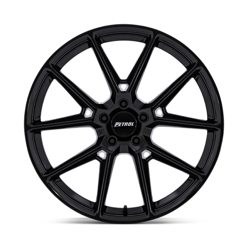 18X8 Petrol PE002 P1E GLOSS BLACK 5X108