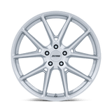 17X8 Petrol PE002 P1E GLOSS SILVER 5X112