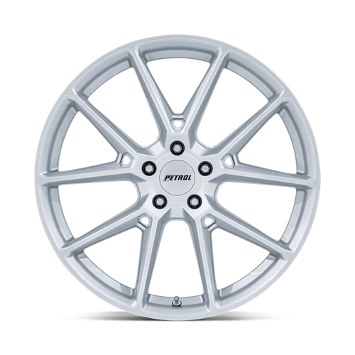 17X8 Petrol PE002 P1E GLOSS SILVER 5X110