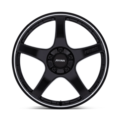 20X8.5 Petrol PE003 P2E GLOSS BLACK W/ MACHINED LIP BLANK
